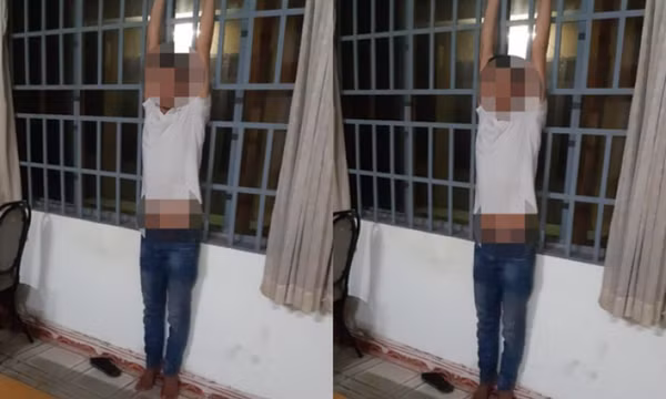 Truy tố cựu cán bộ công an và dân phòng dùng còng tay treo người phạm tội lên cao