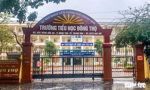 Khởi tố nguyên hiệu trưởng vì liên quan đến bữa ăn bán trú
