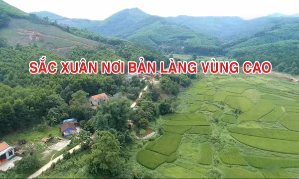 Sắc xuân nơi bản làng vùng cao