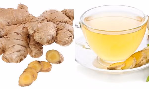 Nên uống trà gừng trước hay sau khi ăn sáng