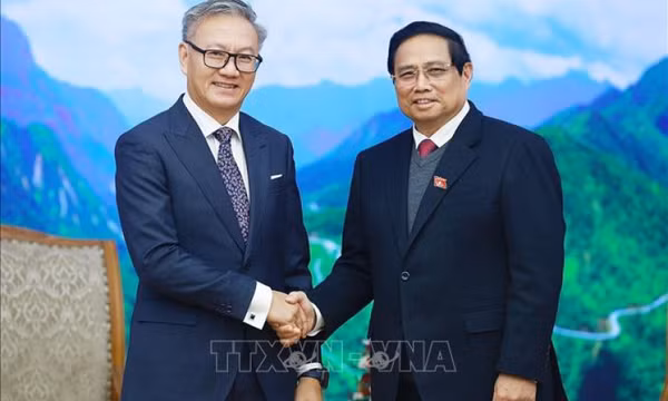 Thủ tướng Phạm Minh Chính tiếp Bộ trưởng Ngoại giao Lào