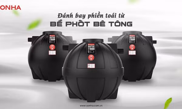 Bể phốt Sơn Hà - Giải pháp xử lý chất thải tối ưu cho gia đình Việt