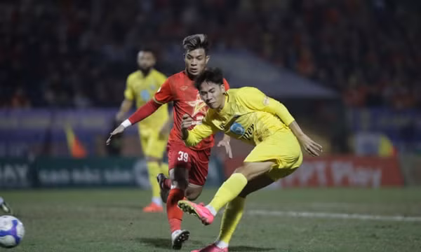 Bảng xếp hạng V.League mới nhất vòng 15