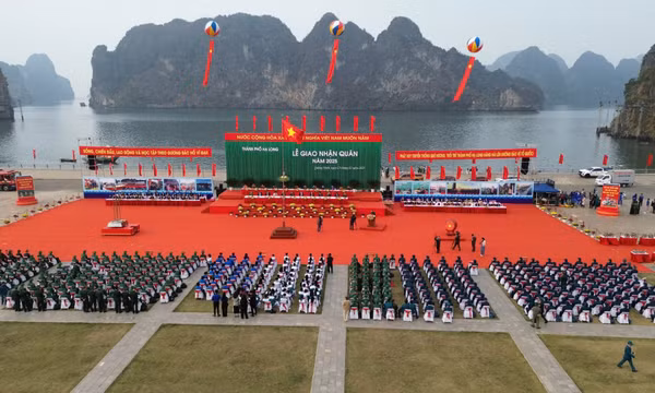 Lễ giao, nhận quân năm 2025: Nhanh gọn, chặt chẽ, bảo đảm an toàn