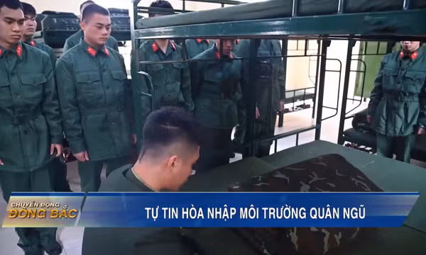 Tự tin hòa nhập môi trường quân ngũ
