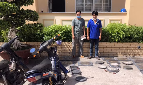 2 đối tượng trộm vật liệu xây cầu trị giá gần nửa tỷ mang bán lấy 3,9 triệu đồng