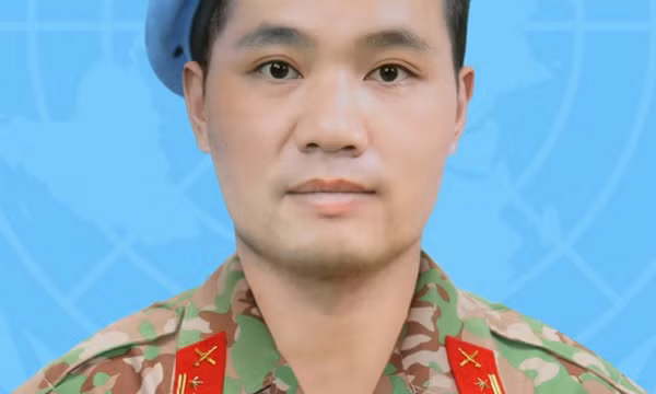 Một sỹ quan hy sinh trong thời gian làm nhiệm vụ gìn giữ hòa bình Liên hợp quốc
