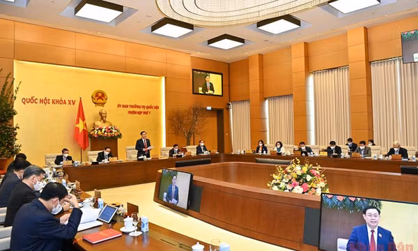 Khai mạc Phiên họp thứ 7 của Ủy ban Thường vụ Quốc hội