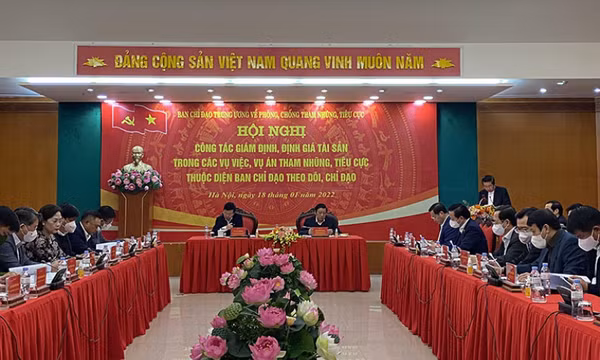 Đẩy nhanh tiến độ giám định, định giá tài sản trong các vụ việc, vụ án tham nhũng, tiêu cực