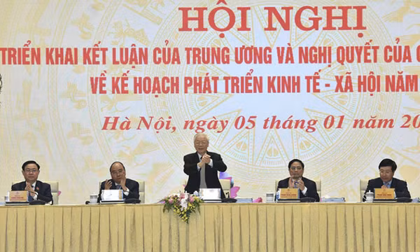 Chính phủ tổ chức Hội nghị tổng kết công tác năm 2021, triển khai nhiệm vụ, giải pháp chủ yếu năm 2022