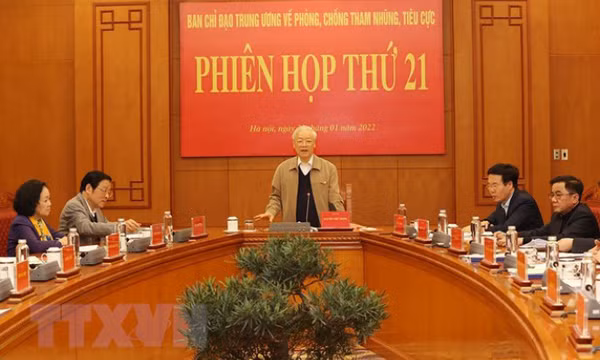 Kiên quyết, kiên trì, đẩy mạnh hơn nữa phòng, chống tham nhũng, tiêu cực