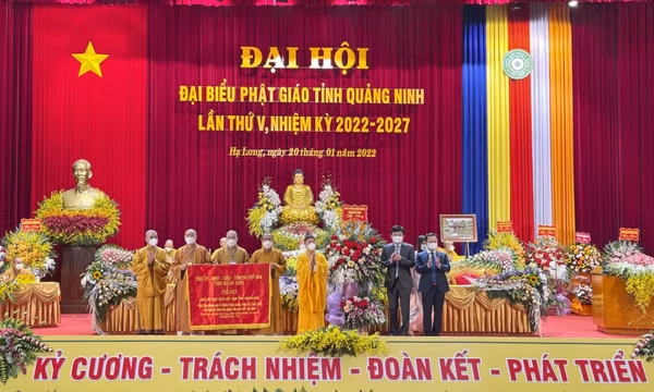 Đại hội đại biểu Phật giáo tỉnh Quảng Ninh lần thứ V, nhiệm kỳ 2022-2027
