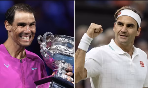 Federer chúc mừng Grand Slam thứ 21 của Nadal
