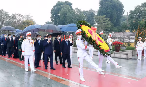 Lãnh đạo Đảng, Nhà nước vào Lăng viếng Chủ tịch Hồ Chí Minh