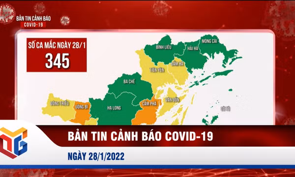Bản tin cảnh báo Covid-19 ngày 28/1/2022