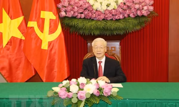 Tổng Bí thư Việt Nam và Trung Quốc gửi Thư Chúc mừng Năm mới Nhâm Dần