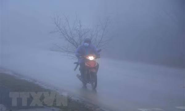 Bắc Bộ trời rét đậm, vùng núi cao có nơi dưới 5 độ C