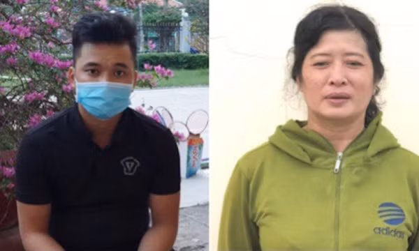 Hai mẹ con đang "sản xuất" tiền giả thì bị "tóm"