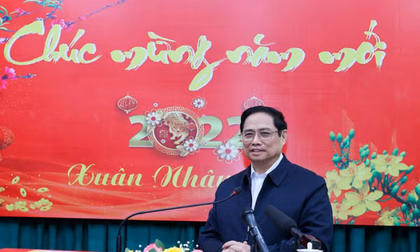Thủ tướng Phạm Minh Chính: Tổ chức Tết vui tươi, an toàn, lành mạnh, tiết kiệm và tình nghĩa cho nhân dân