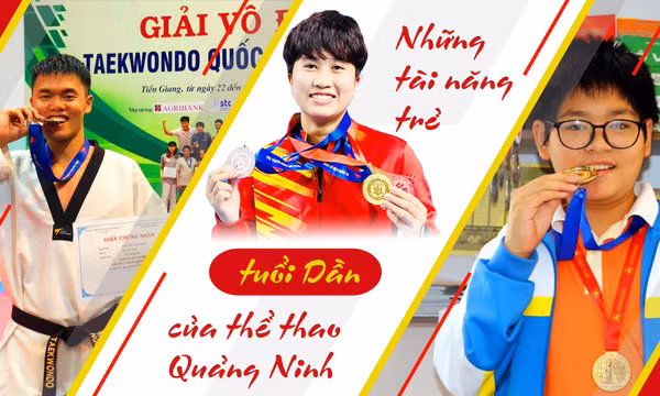 Những tài năng trẻ tuổi Dần của thể thao Quảng Ninh