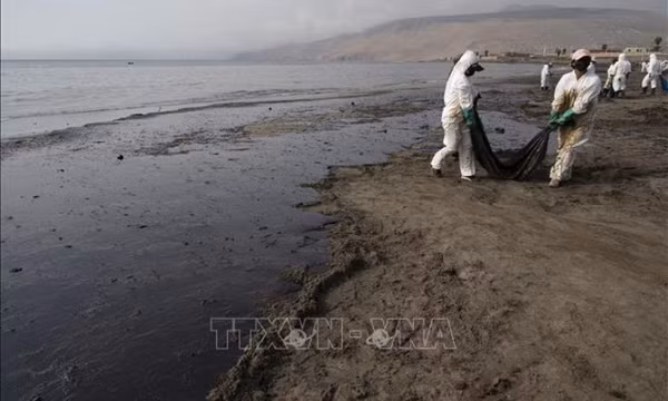 Peru ban bố tình trạng khẩn cấp về môi trường do sự cố tràn dầu