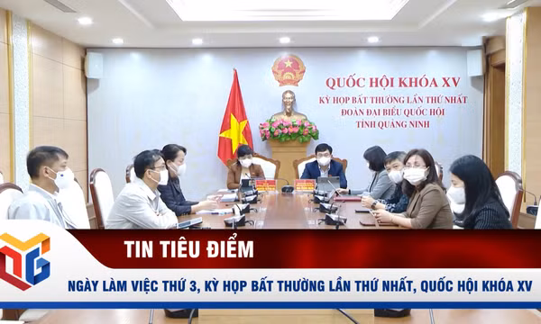 Ngày làm việc thứ 3, Kỳ họp bất thường lần thứ nhất, Quốc hội khóa XV