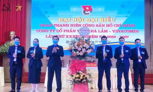 Đoàn Thanh niên Công ty CP Than Hà Lầm tổ chức đại hội điểm cấp cơ sở 
