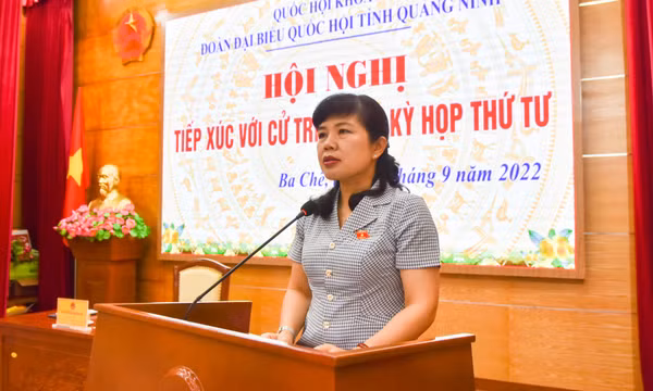 Đại biểu Quốc hội Nguyễn Thị Thu Hà tiếp xúc cử tri huyện Ba Chẽ, Tiên Yên