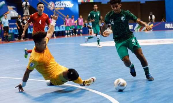 Việt Nam thắng trận thứ hai ở giải futsal châu Á