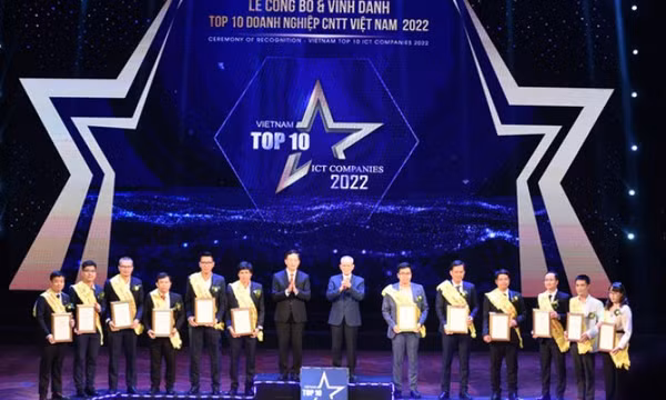 Vinh danh TOP 10 doanh nghiệp công nghệ thông tin Việt Nam 2022