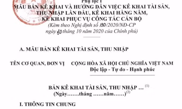 Thanh tra Chính phủ sẽ xác minh ngẫu nhiên tài sản 30 người có chức vụ