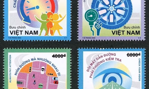 Phát hành bộ tem “An toàn giao thông đường bộ”
