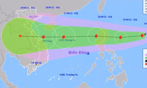 Bão Noru giật cấp 11, khả năng mạnh thêm khi đi vào Biển Đông