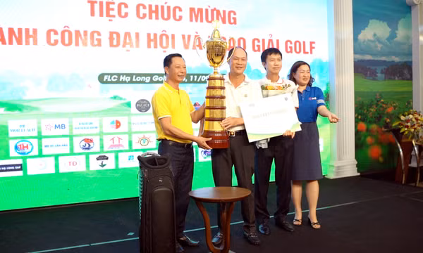 Golf thủ Nguyễn Văn Vĩnh vô địch Giải Golf Quảng Ninh mở rộng - Cúp Truyền hình Quảng Ninh 2022