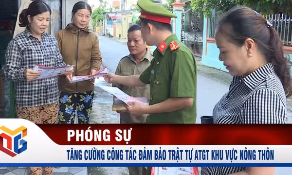 Tăng cường công tác đảm bảo trật tự ATGT khu vực nông thôn