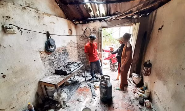 Bắc Giang: Cháy nhà bếp khi nấu cỗ, 3 người bị bỏng nặng