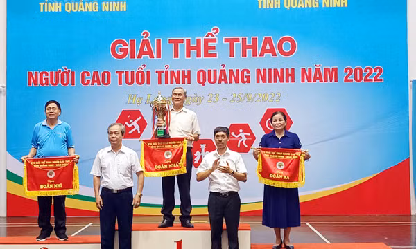 TP Hạ Long giành cúp toàn đoàn Giải Thể thao người cao tuổi 2022