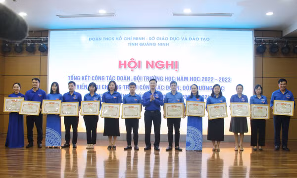 Tổng kết công tác Đoàn - Đội trường học năm học 2022 - 2023