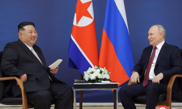 Ông Kim Jong-un cảm ơn ông Putin sau chuyến thăm Nga