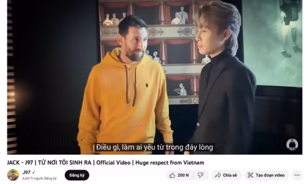 MV có hình ảnh Lionel Messi của Jack bị yêu cầu xóa