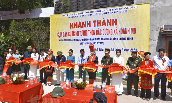 Hội CCB tỉnh: Khánh thành công trình chào mừng 60 năm Ngày thành lập tỉnh