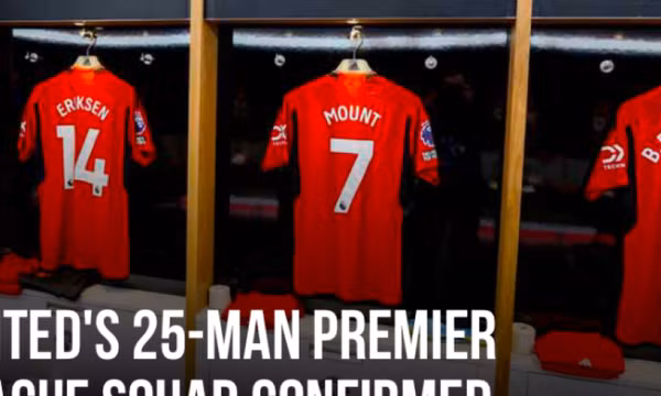 Man Utd công bố danh sách dự Premier League 2023/24