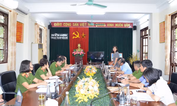 Ban Pháp chế HĐND tỉnh khảo sát tại Trại tạm giam Công an tỉnh