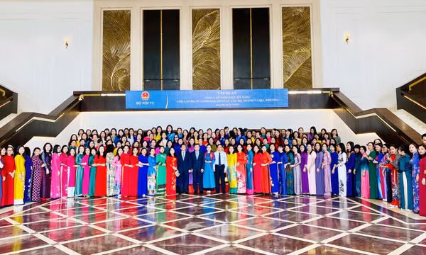 Tập huấn nâng cao năng lực cho gần 200 cán bộ nữ lãnh đạo, quản lý các bộ, ngành, địa phương