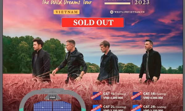 Concert của Westlife 'cháy vé' sau vài tiếng mở bán, BTC đưa ra lời cảnh báo