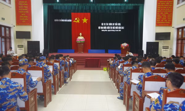 Hội thi tàu chính quy mẫu mực, hội thao huấn luyện tàu mặt nước năm 2023