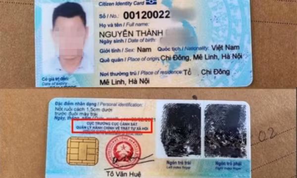 Xuất hiện nhiều đường dây làm giả căn cước công dân