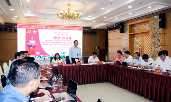 Củng cố, nâng cao hiệu quả hoạt động Cơ quan Khối cấp huyện
