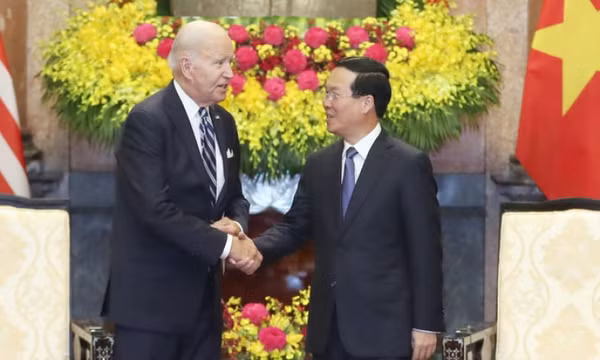 Chủ tịch nước Võ Văn Thưởng hội kiến Tổng thống Hoa Kỳ Joe Biden