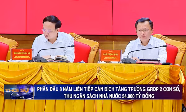 Phấn đấu 8 năm liên tiếp cán đích tăng trưởng GRDP trên 2 con số, thu NSNN trên 54.000 tỷ đồng